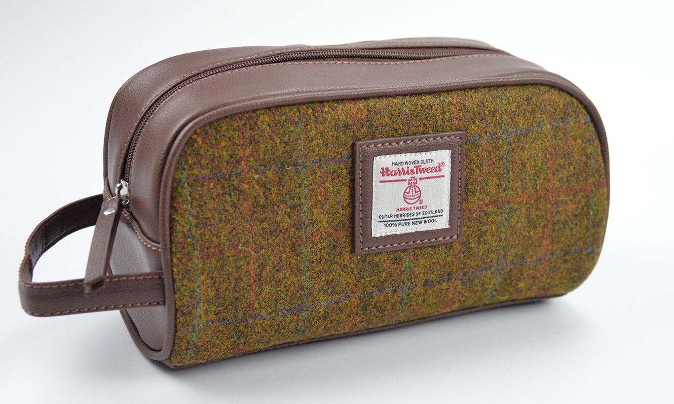 Harris Tweed small Wash Bag Scotland’s Trade Fair Online Directory